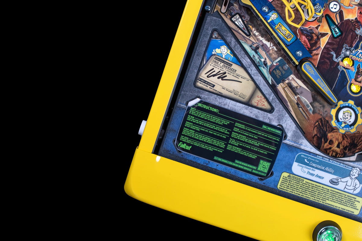 Fallout LE pinball machine — detail