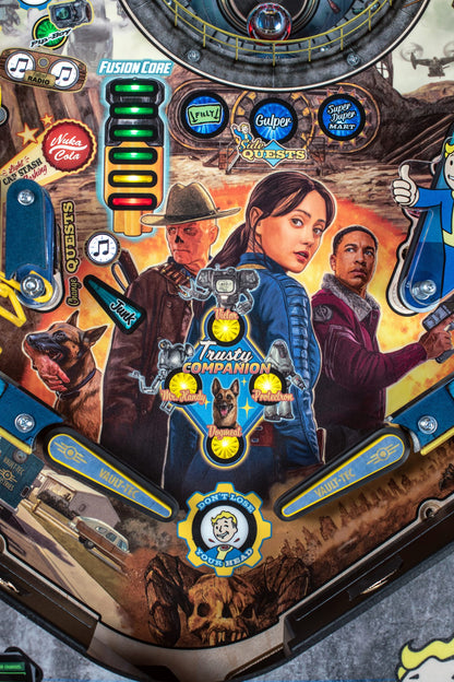 Fallout LE pinball machine — detail