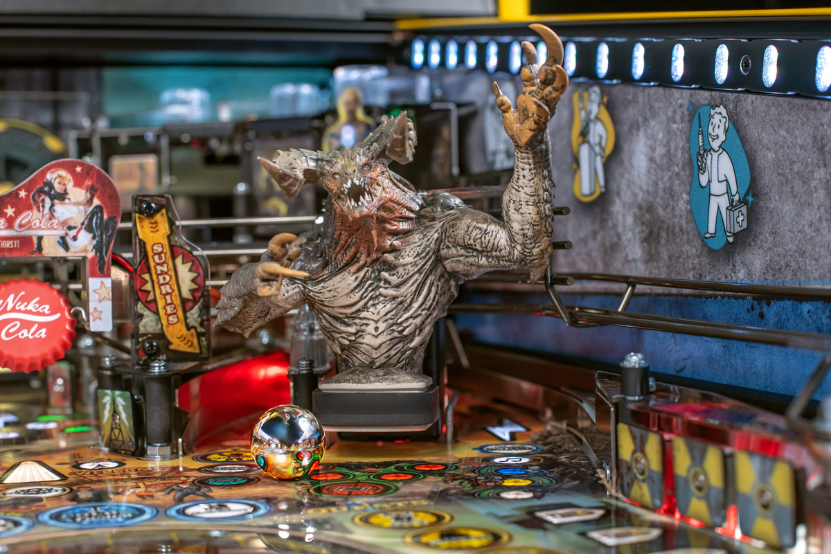 Fallout LE pinball machine — detail