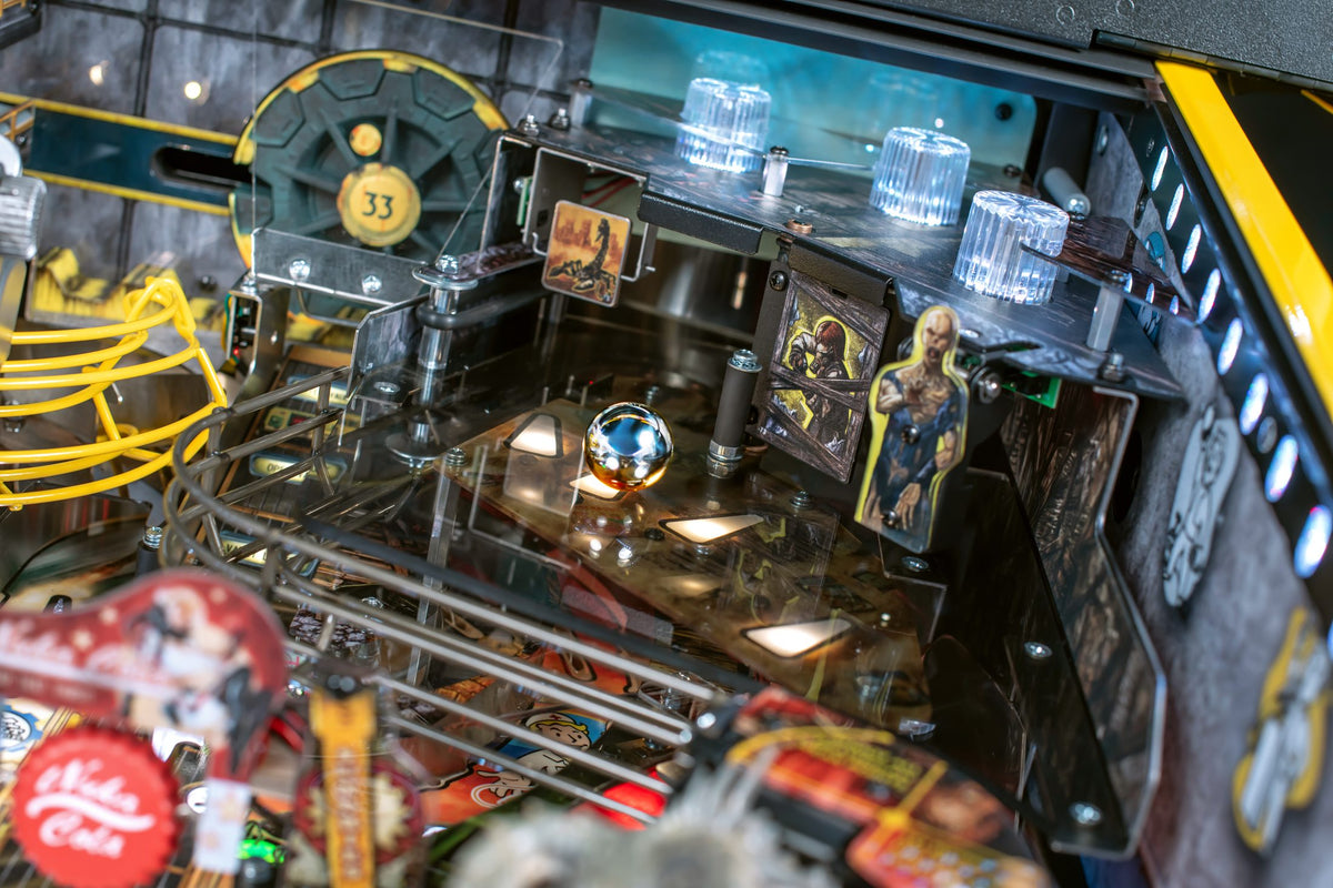 Fallout LE pinball machine — detail
