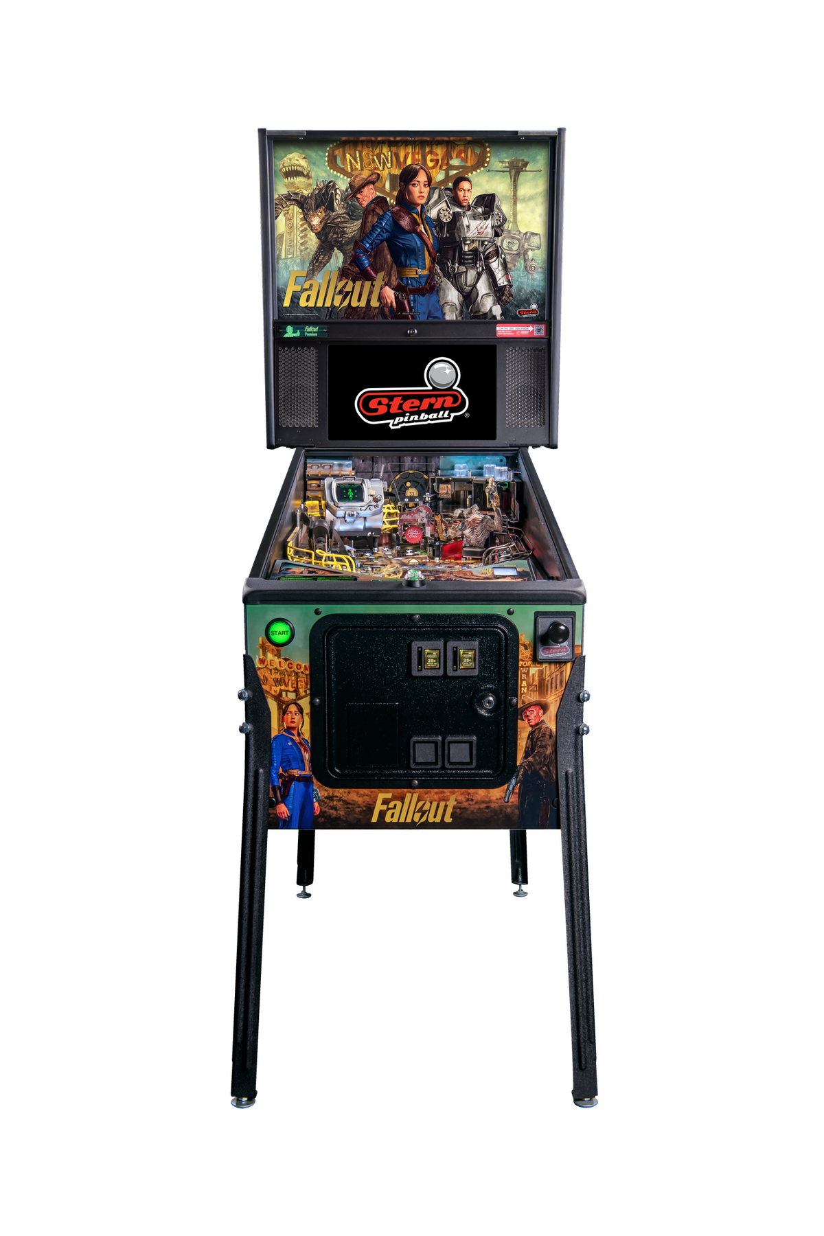Fallout Premium pinball machine — cabinet