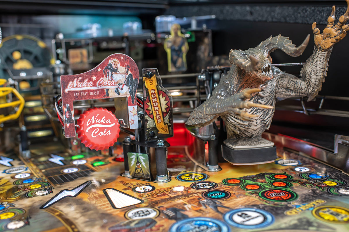 Fallout Premium pinball machine — detail