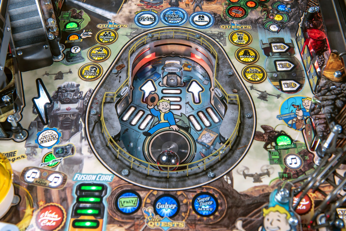 Fallout Premium pinball machine — detail