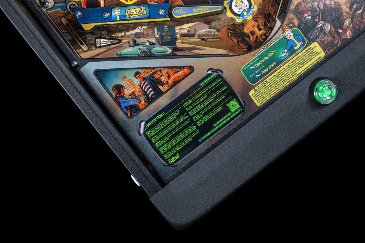 Fallout Premium pinball machine — detail