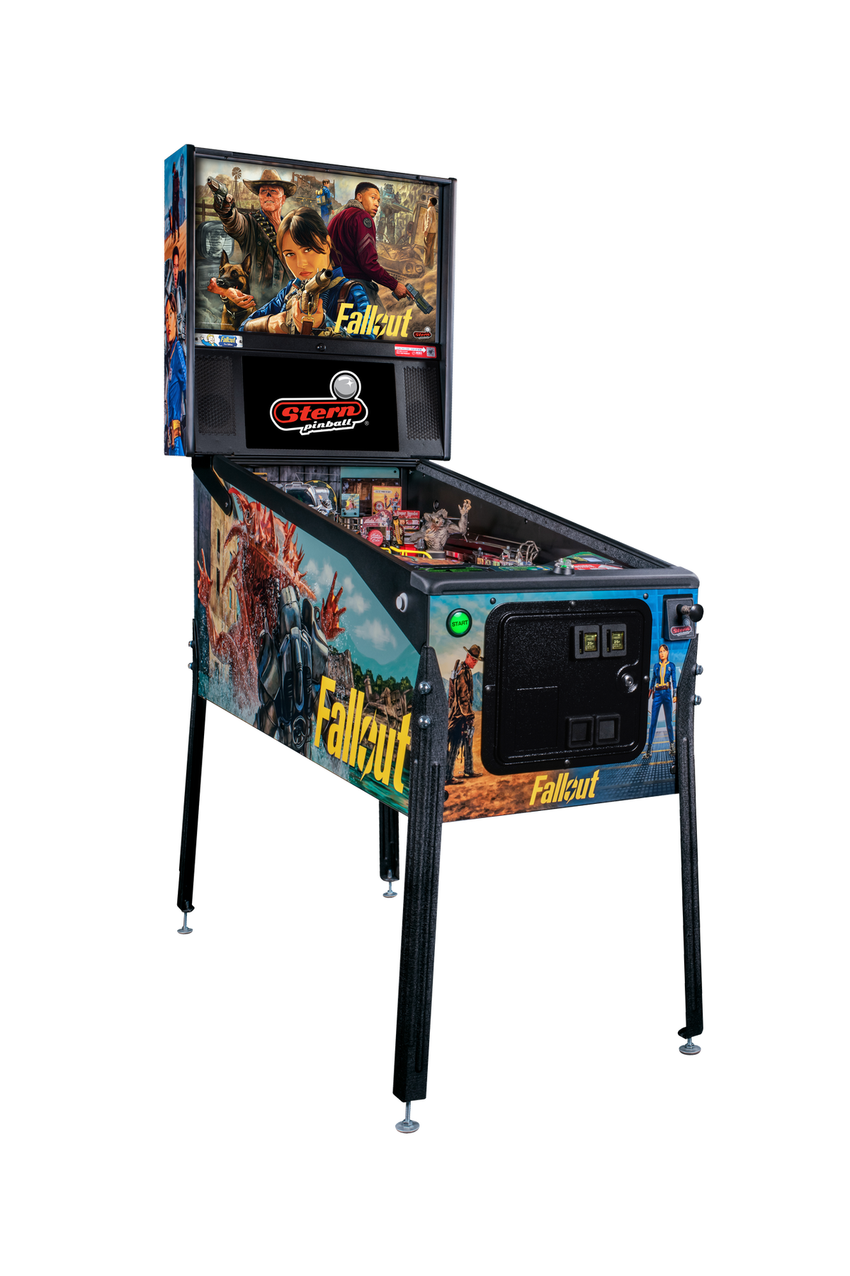 Fallout Pro pinball machine — cabinet