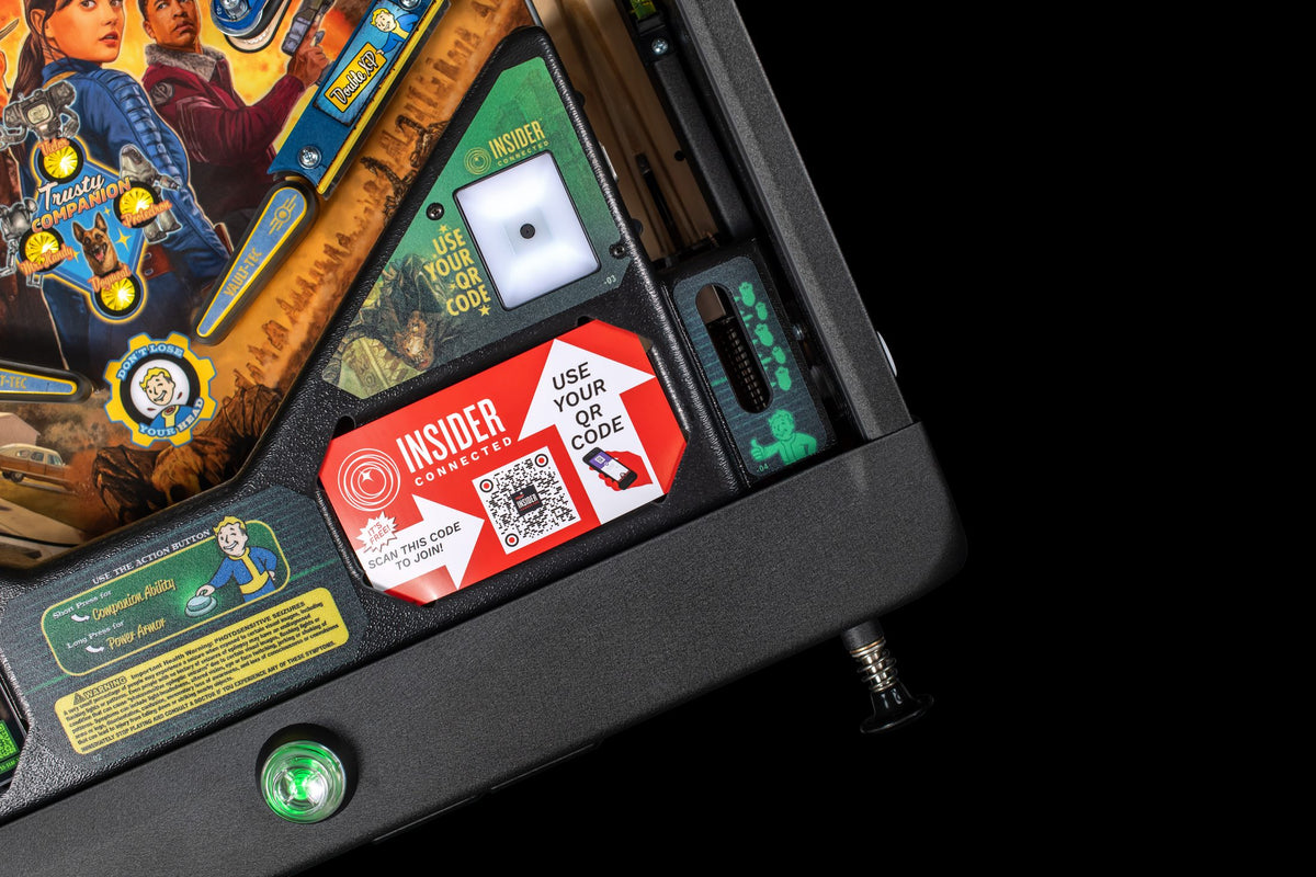 Fallout Pro pinball machine — detail