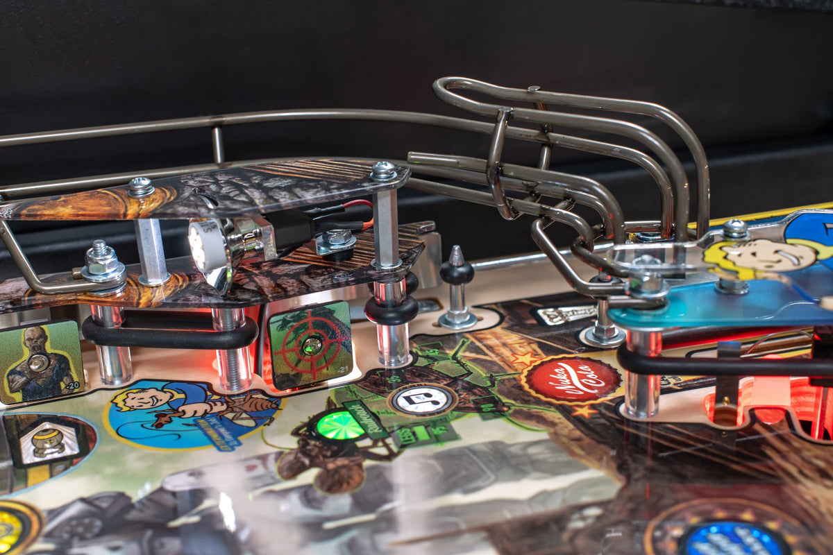 Fallout Pro pinball machine — detail