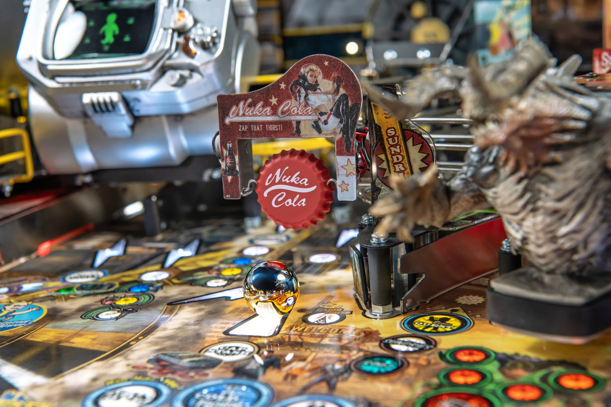 Fallout Pro pinball machine — detail