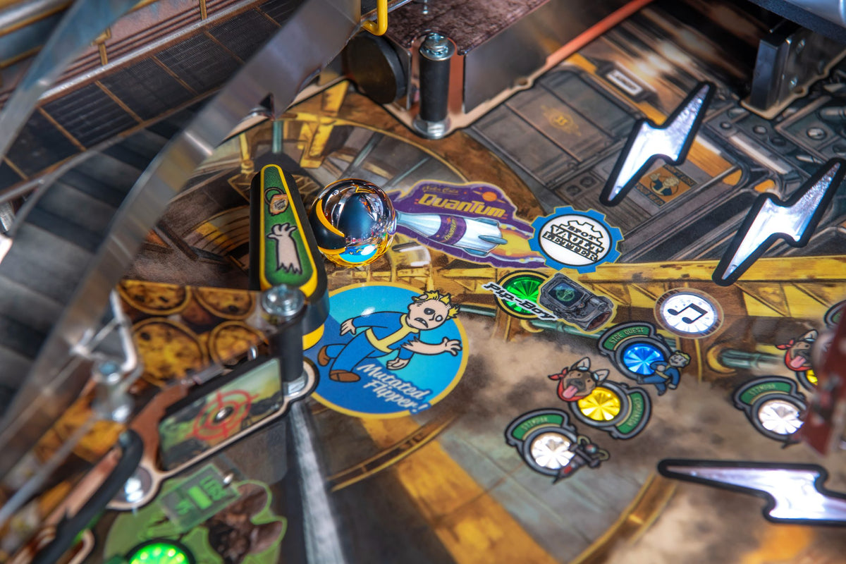 Fallout Pro pinball machine — detail