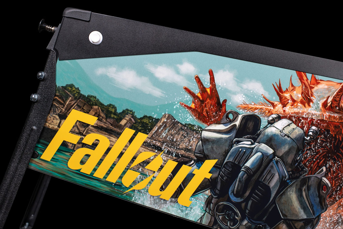 Fallout Pro pinball machine — detail
