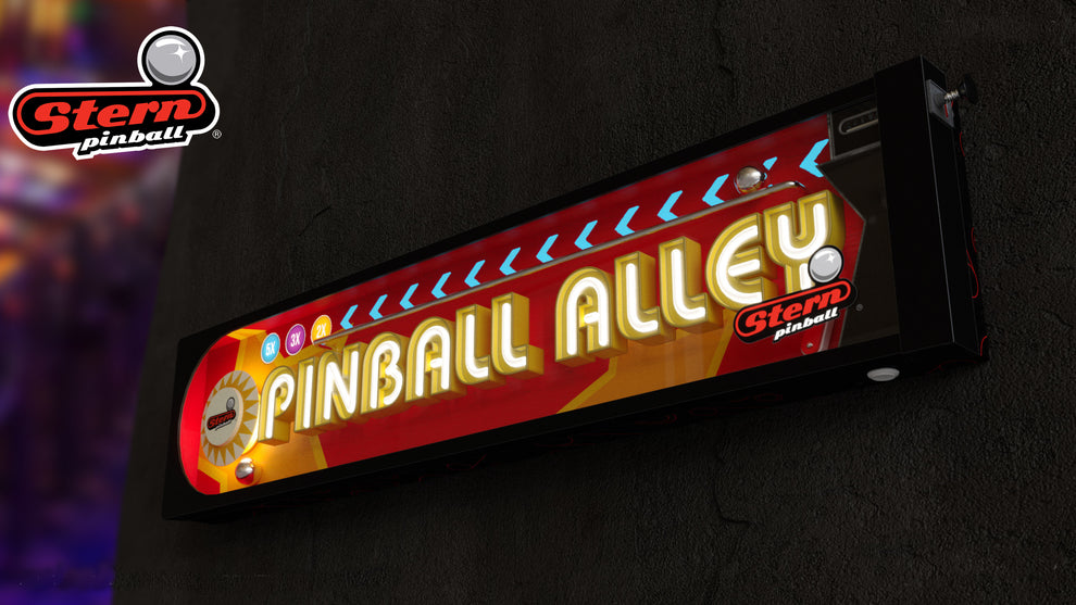 Stern Pinball Alley Light Up Sign for Sale | SD Amusements – San Diego ...