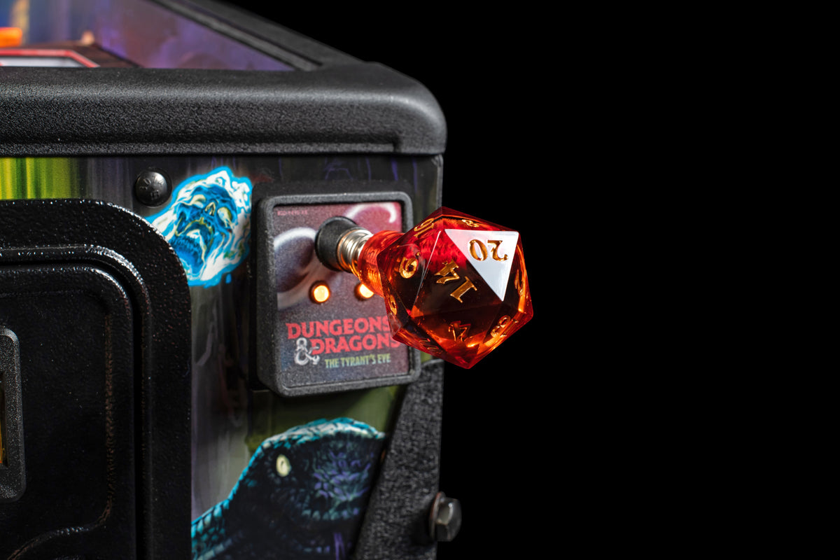 D20 Shooter Knob installed on The Tyrant's Eye