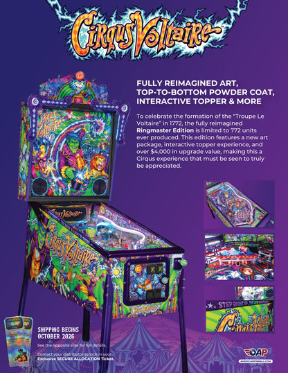 Cirqus Voltaire flyer — front