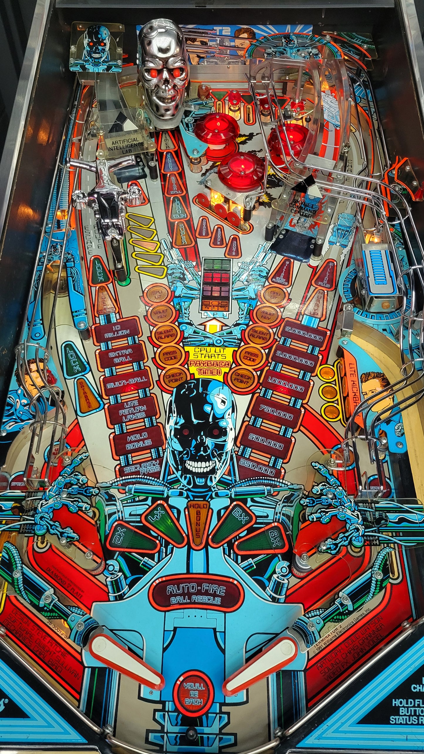 Williams Terminator T2 Pinball