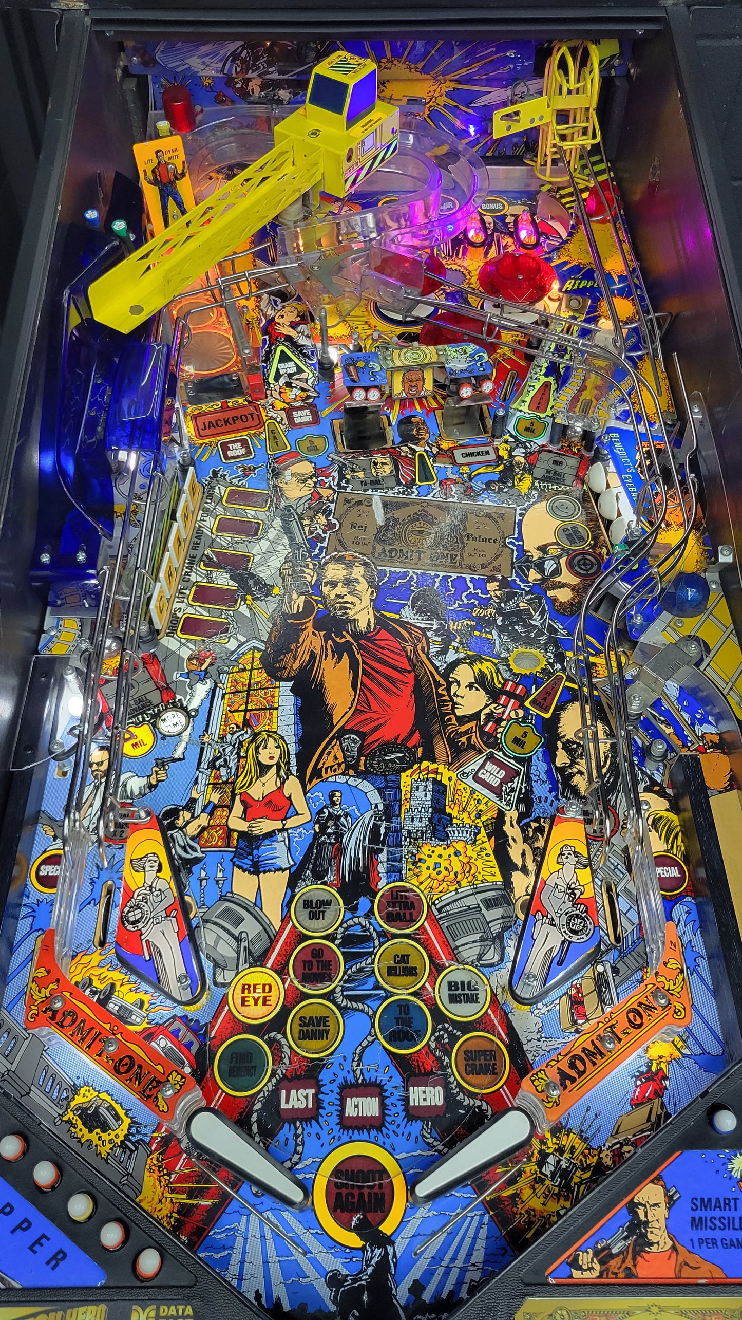 Data East The Last Action Hero Pinball