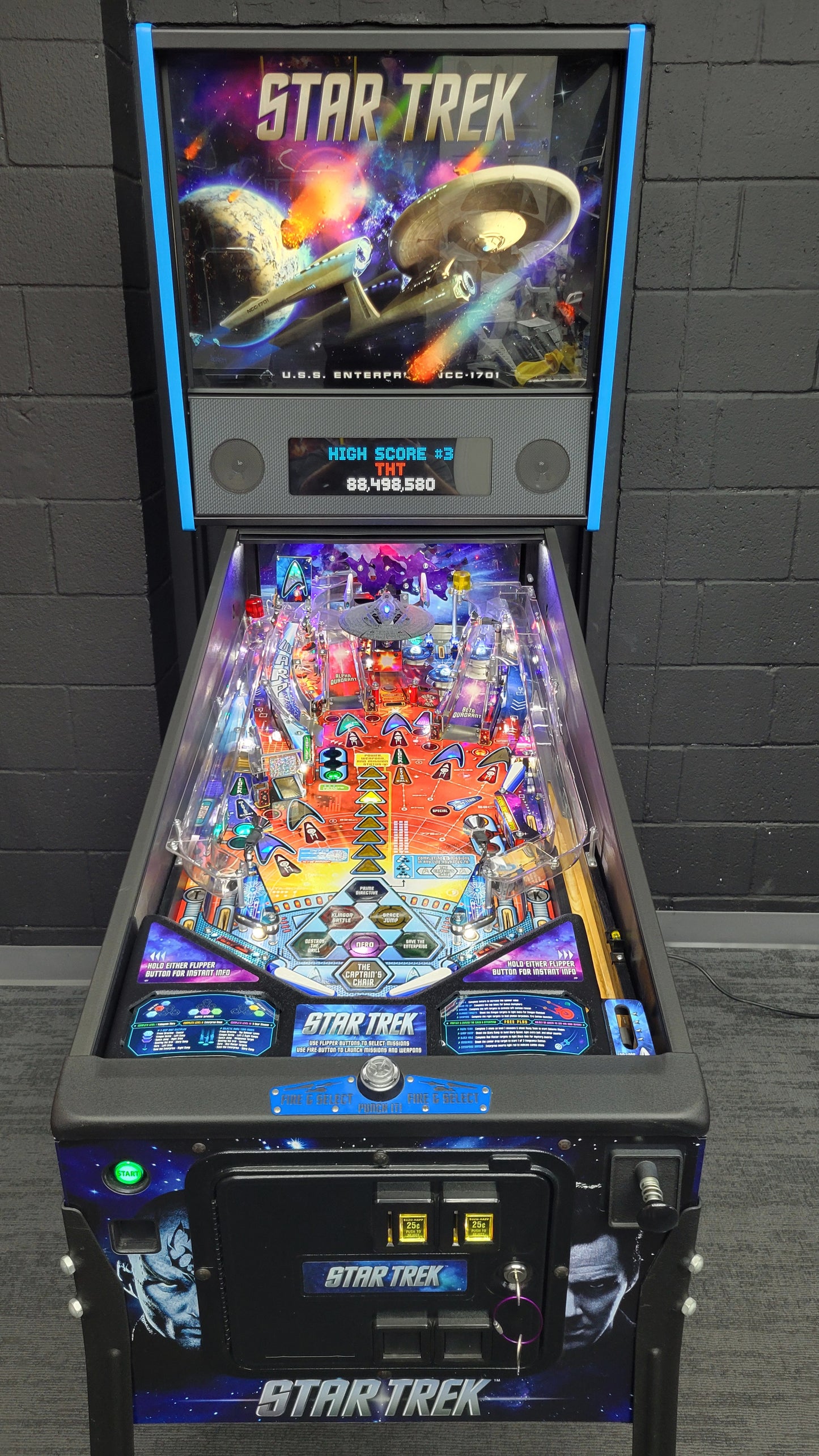 Stern Star Trek Pro Pinball HUO