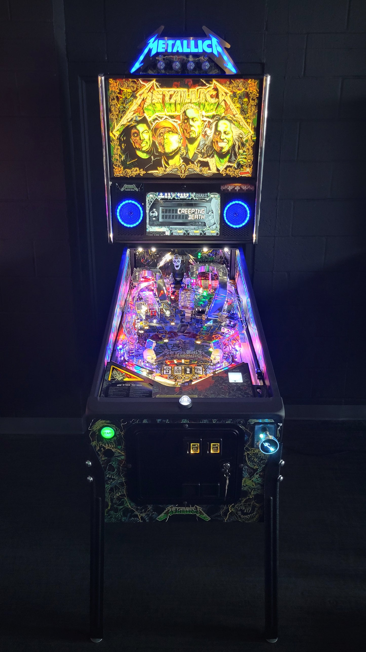 Stern Metallica Remastered Premium HUO Pinball Loaded!