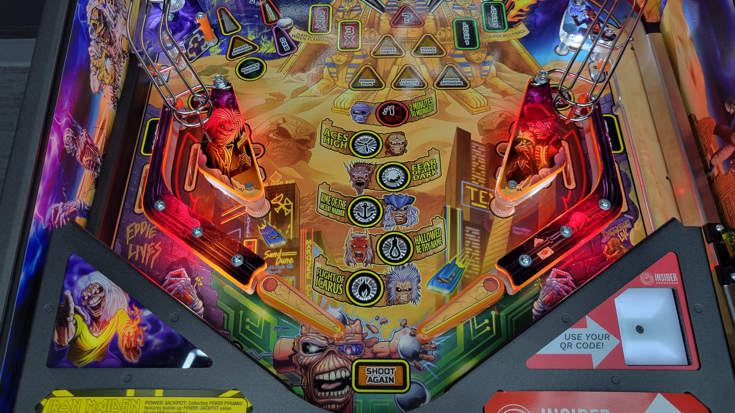 Stern Iron Maiden Premium Pinball HUO
