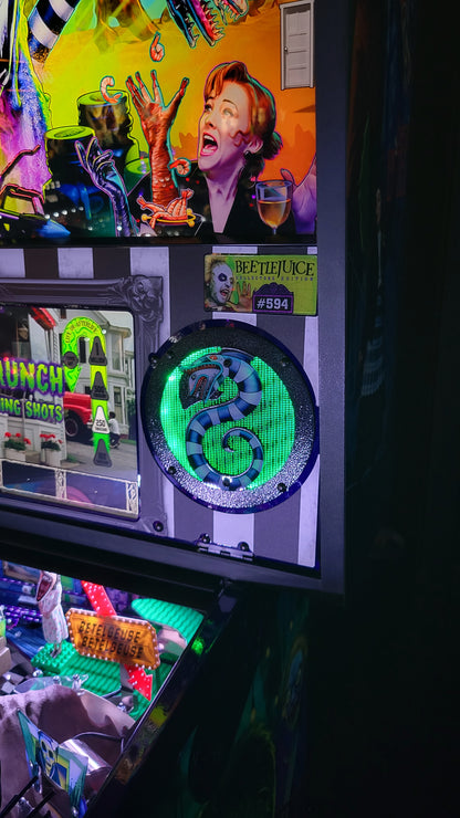 Spooky Beetlejuice Pinball HUO with Snake Topper Included