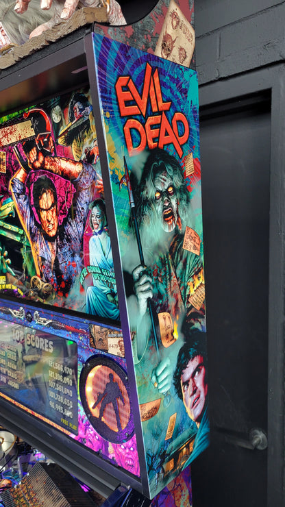 Spooky Evil Dead Pinball with Topper and Butter Cabinet