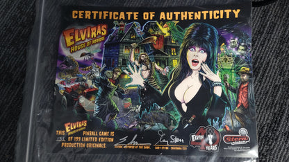 Elvira House of Horrors 40th Anniversary Pinball