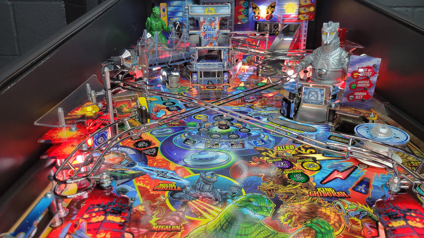 Stern Godzilla Premium Pinball HUO