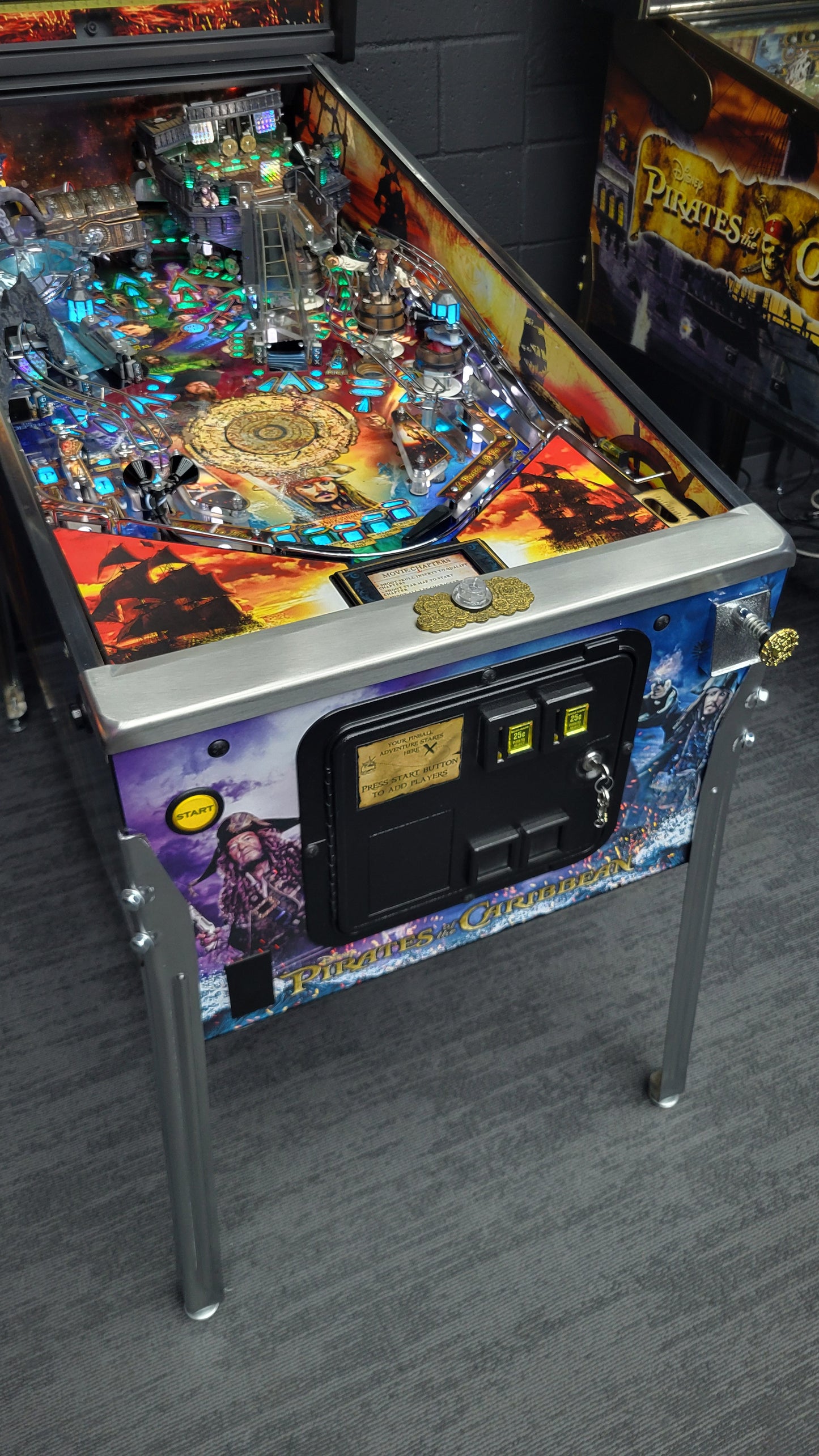Pirates Of The Caribbean by Jersey Jack Pinball HUO