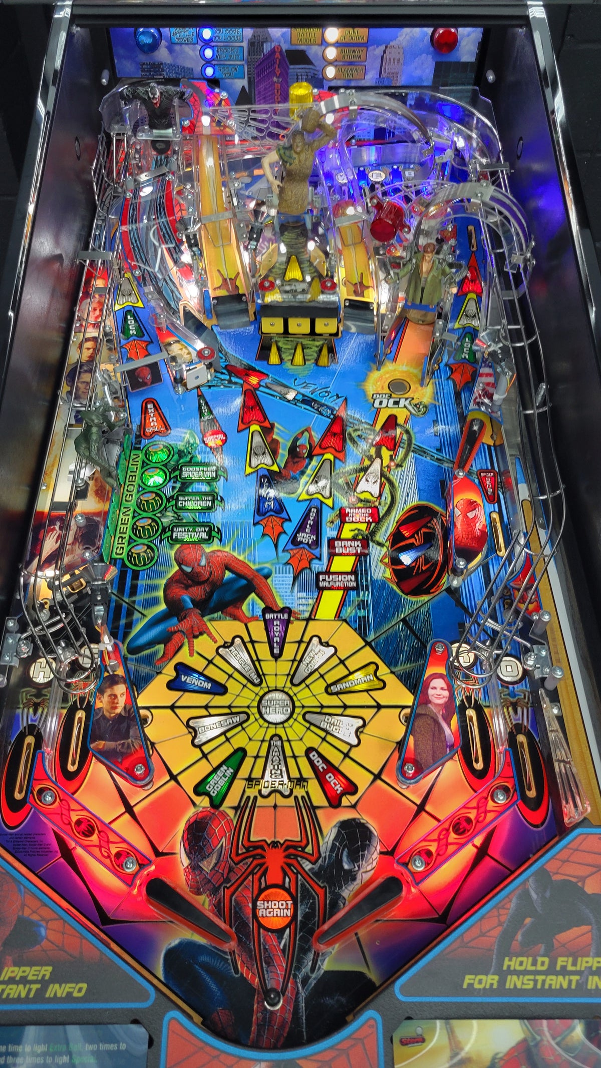 Stern Black Spider Man Edition Pinball HUO