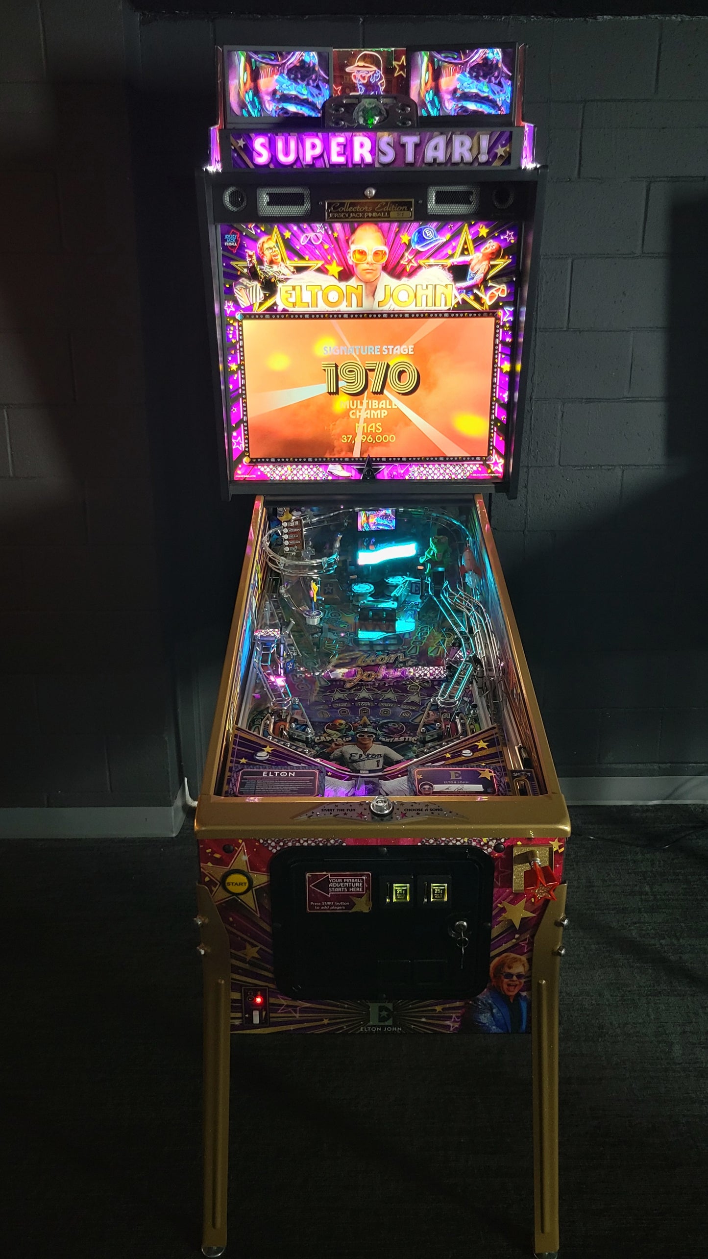 JJP Elton John CE Collectors Edition Pinball HU0