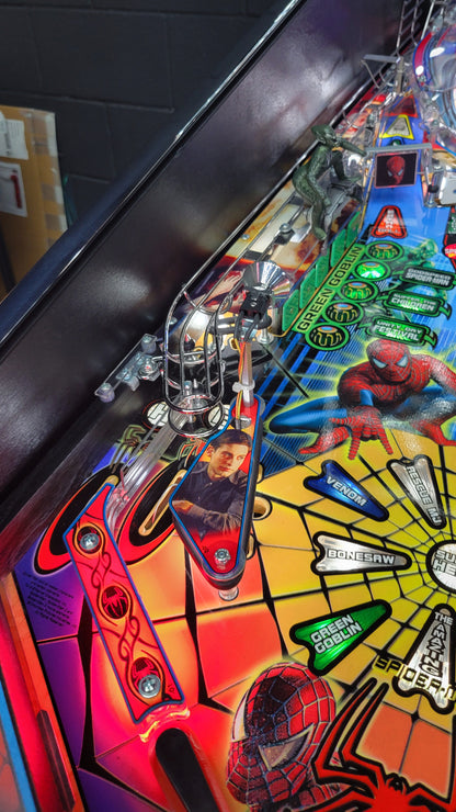 Stern Black Spider Man Edition Pinball HUO