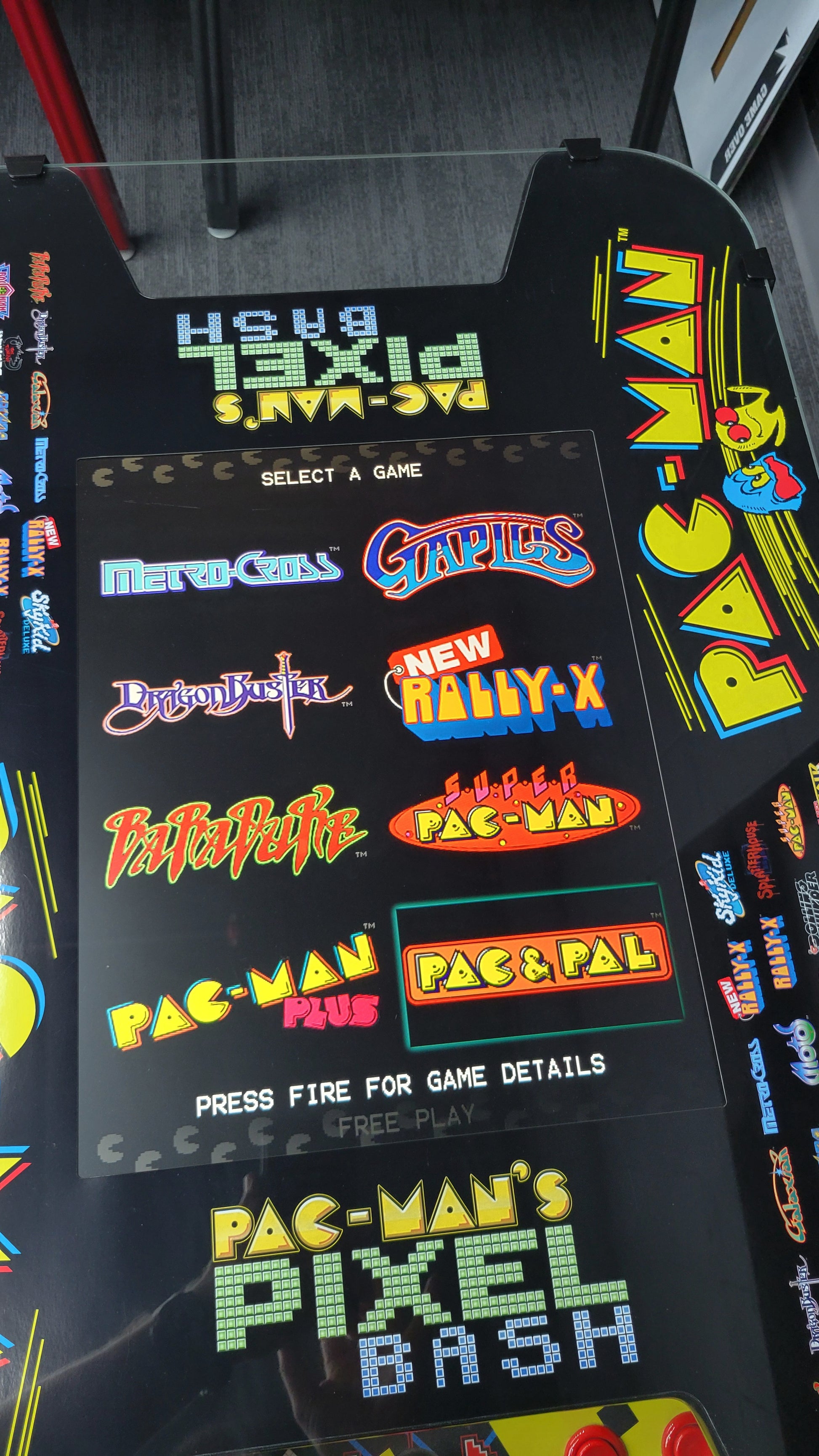 Namco Pac-Man's Pixel Bash Cocktail Arcade