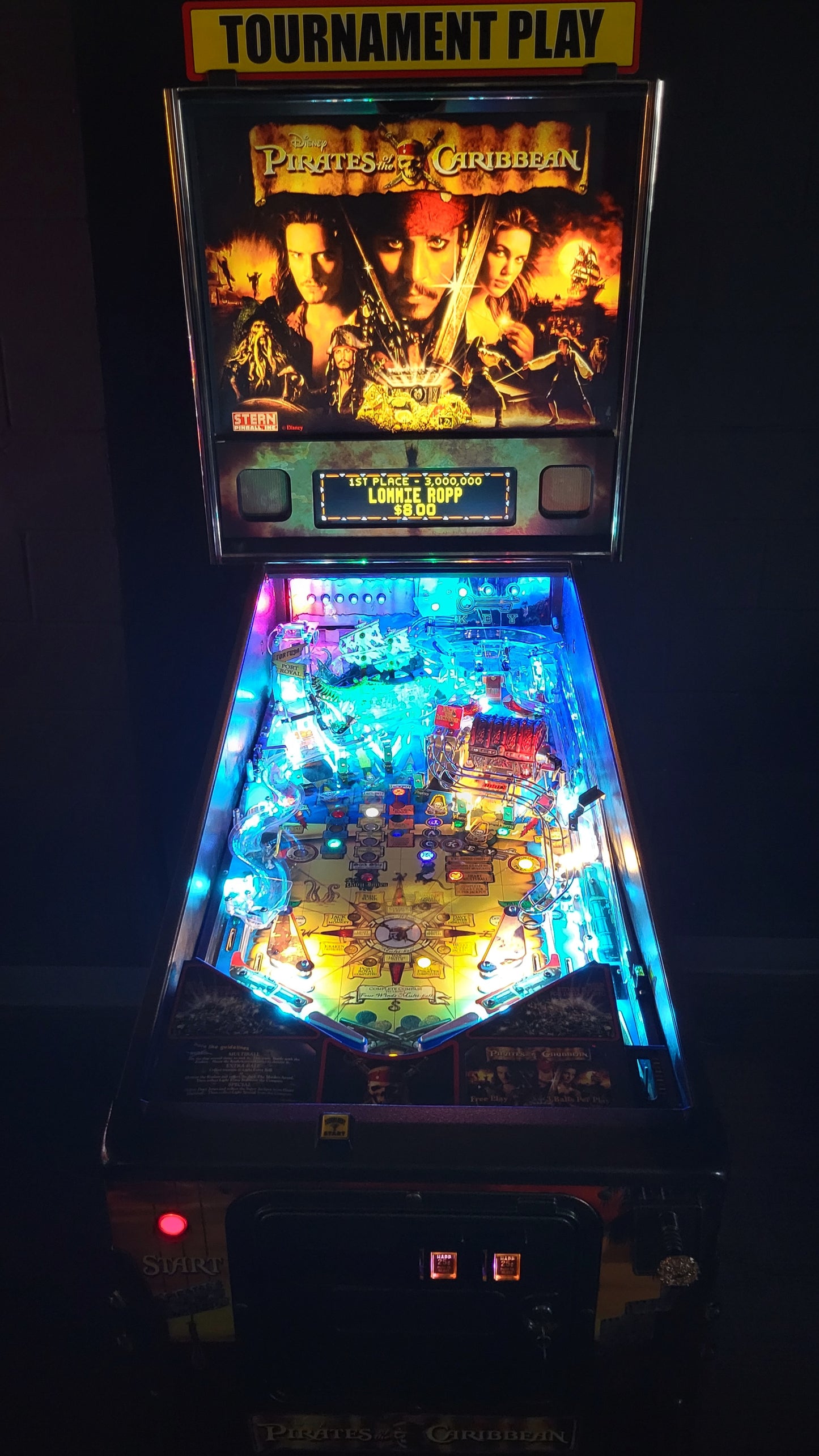Stern Pirates Of Caribbean Pinball HUO