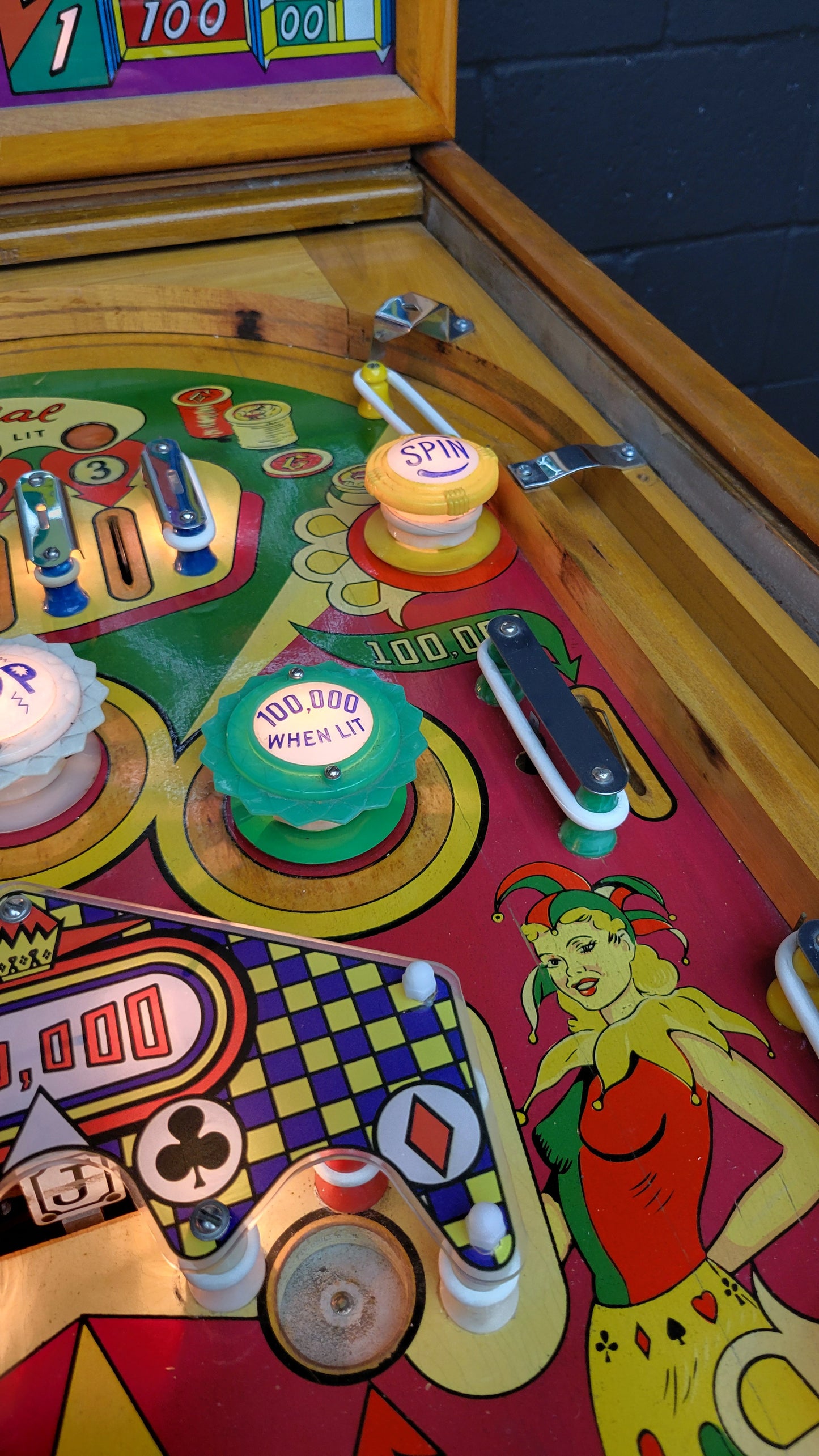 Gottlieb 1957 Royal Flush Vintage Pinball