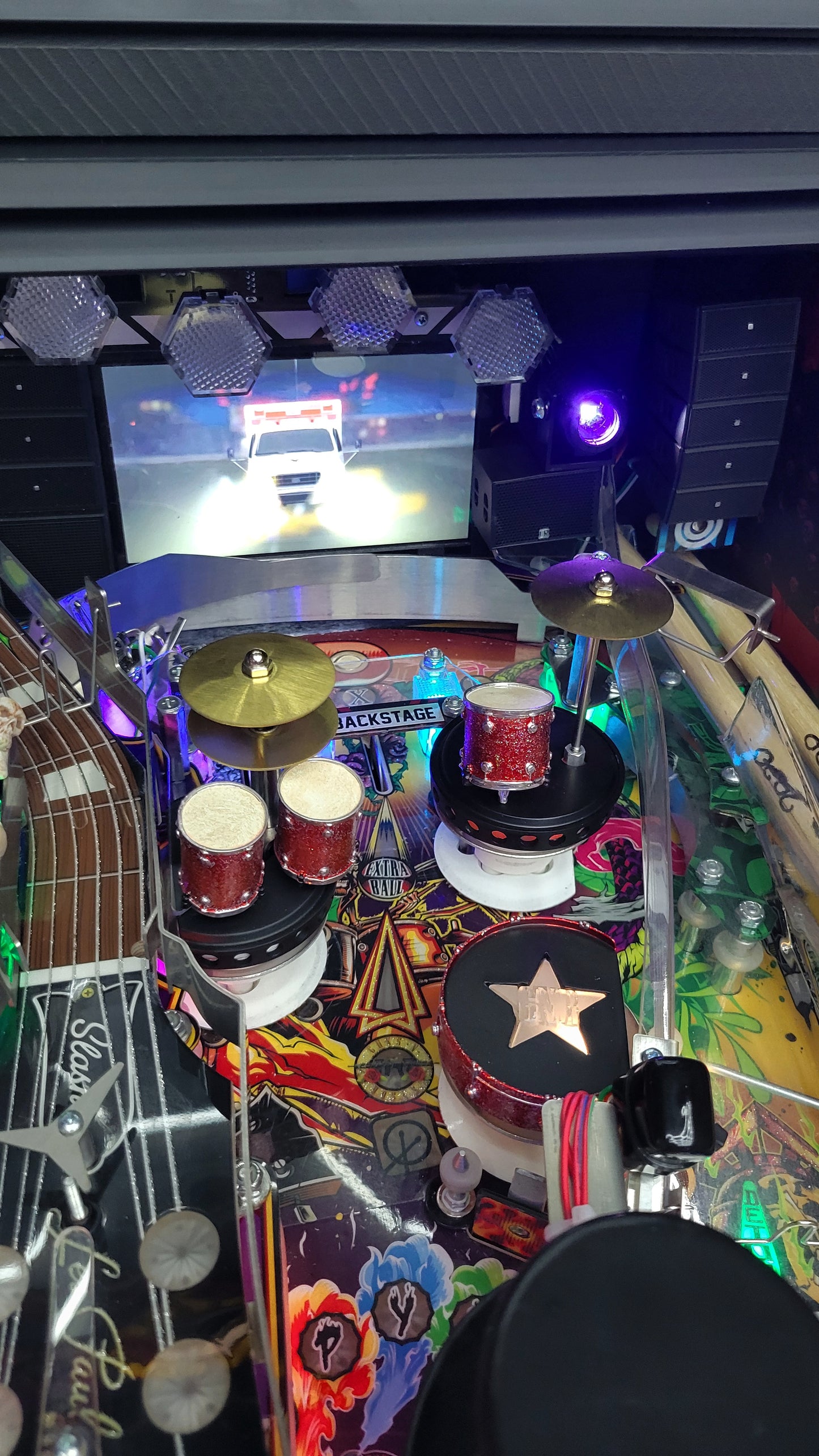 JJP Guns N' Roses CE Collectors Edition Pinball HUO