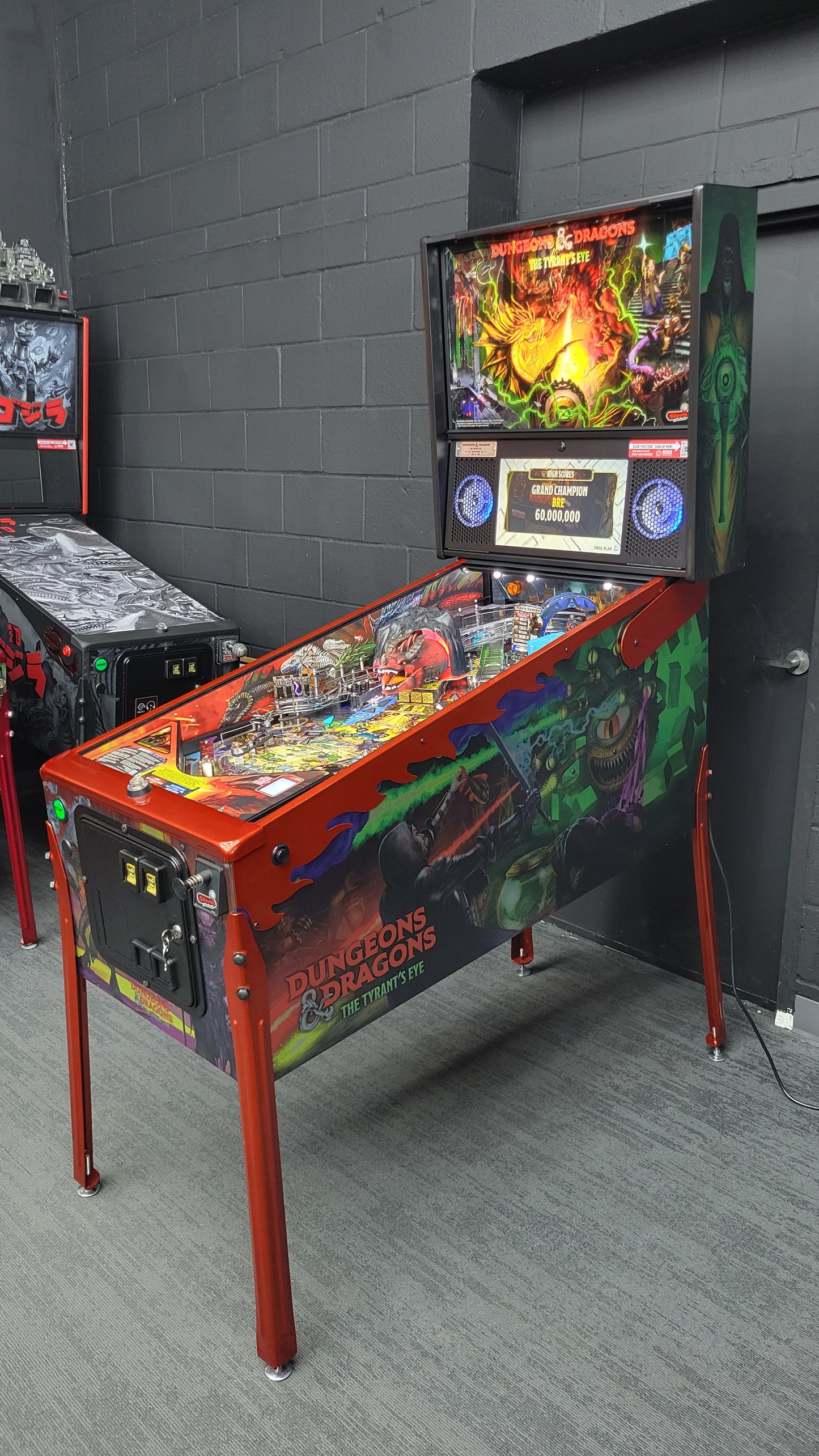 Stern Dungeon & Dragons The Tyrants Eve LE Pinball HUO