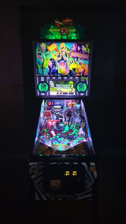 Spooky Beetlejuice Pinball HUO with Snake Topper Included