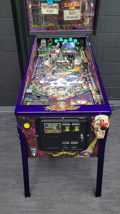 JJP Guns N' Roses CE Collectors Edition Pinball HUO