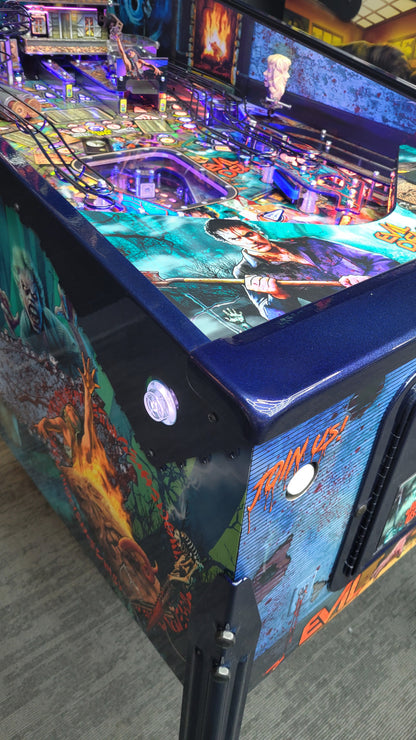 Spooky Evil Dead Pinball with Topper and Butter Cabinet