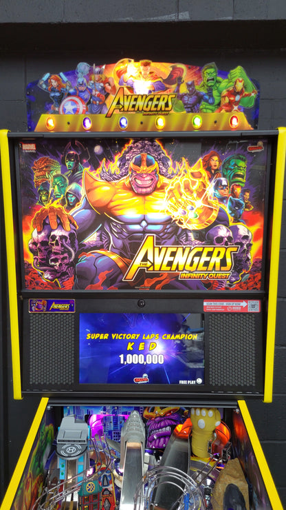 Stern The Avengers Infinity Quest Premium Pinball HUO