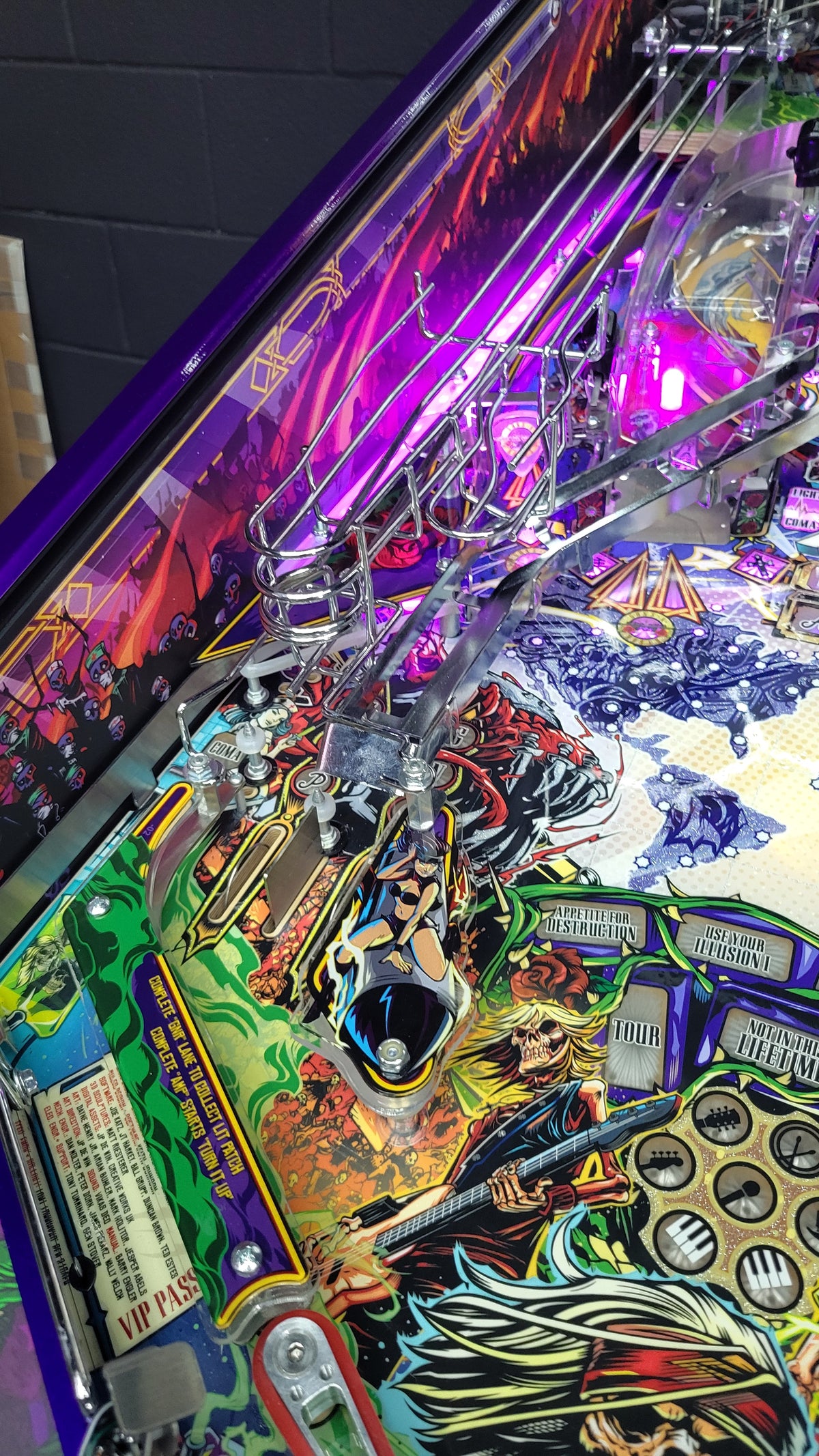 JJP Guns N' Roses CE Collectors Edition Pinball HUO