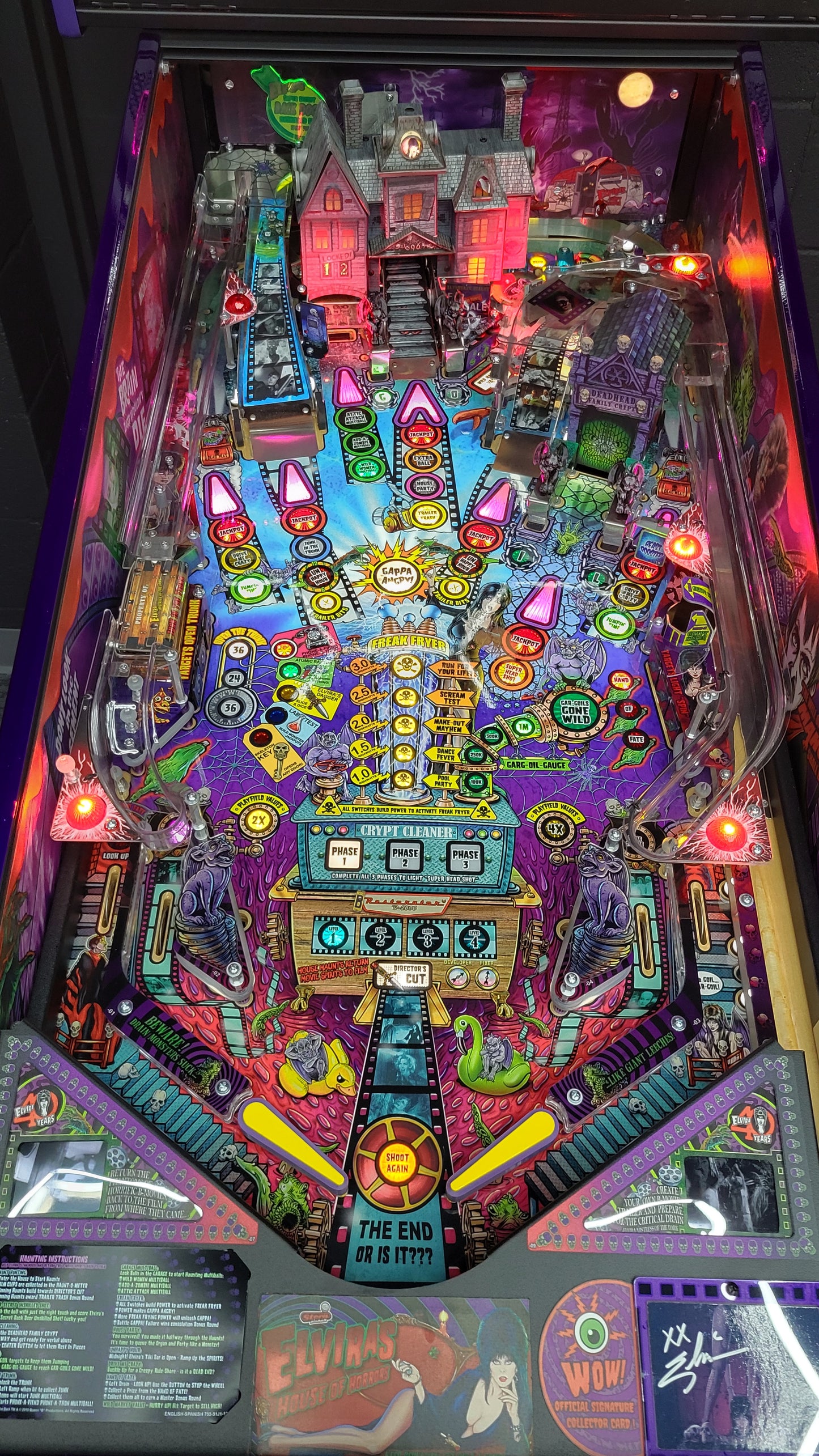 Elvira House of Horrors 40th Anniversary Pinball