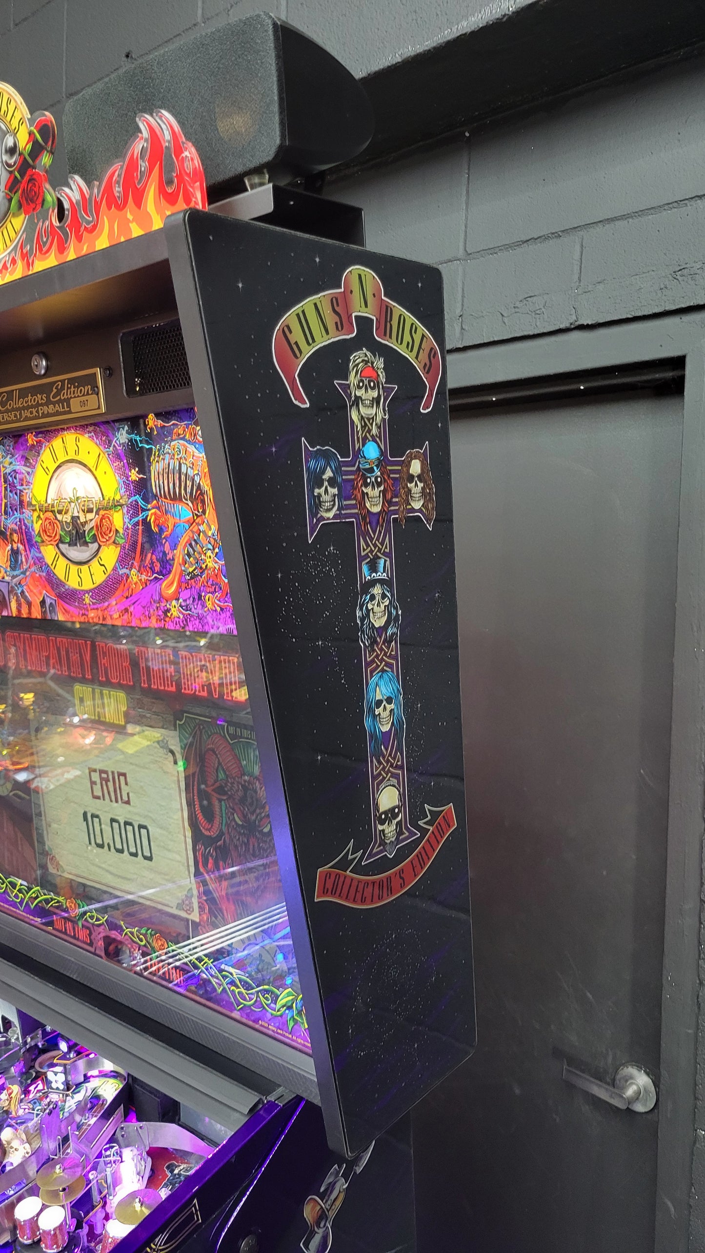 JJP Guns N' Roses CE Collectors Edition Pinball HUO