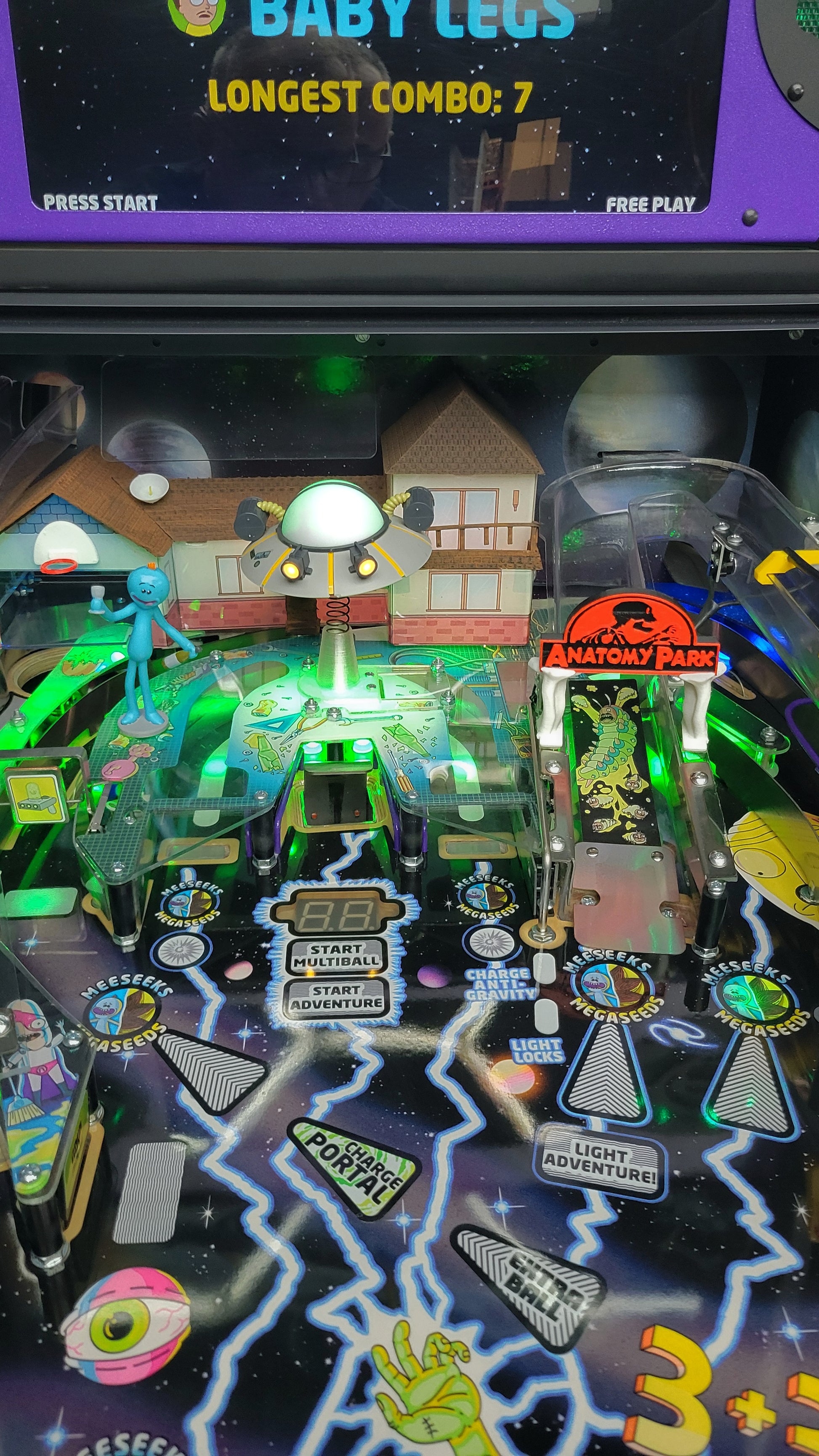 Spooky Rick And Morty Blood Sucker Edition Pinball