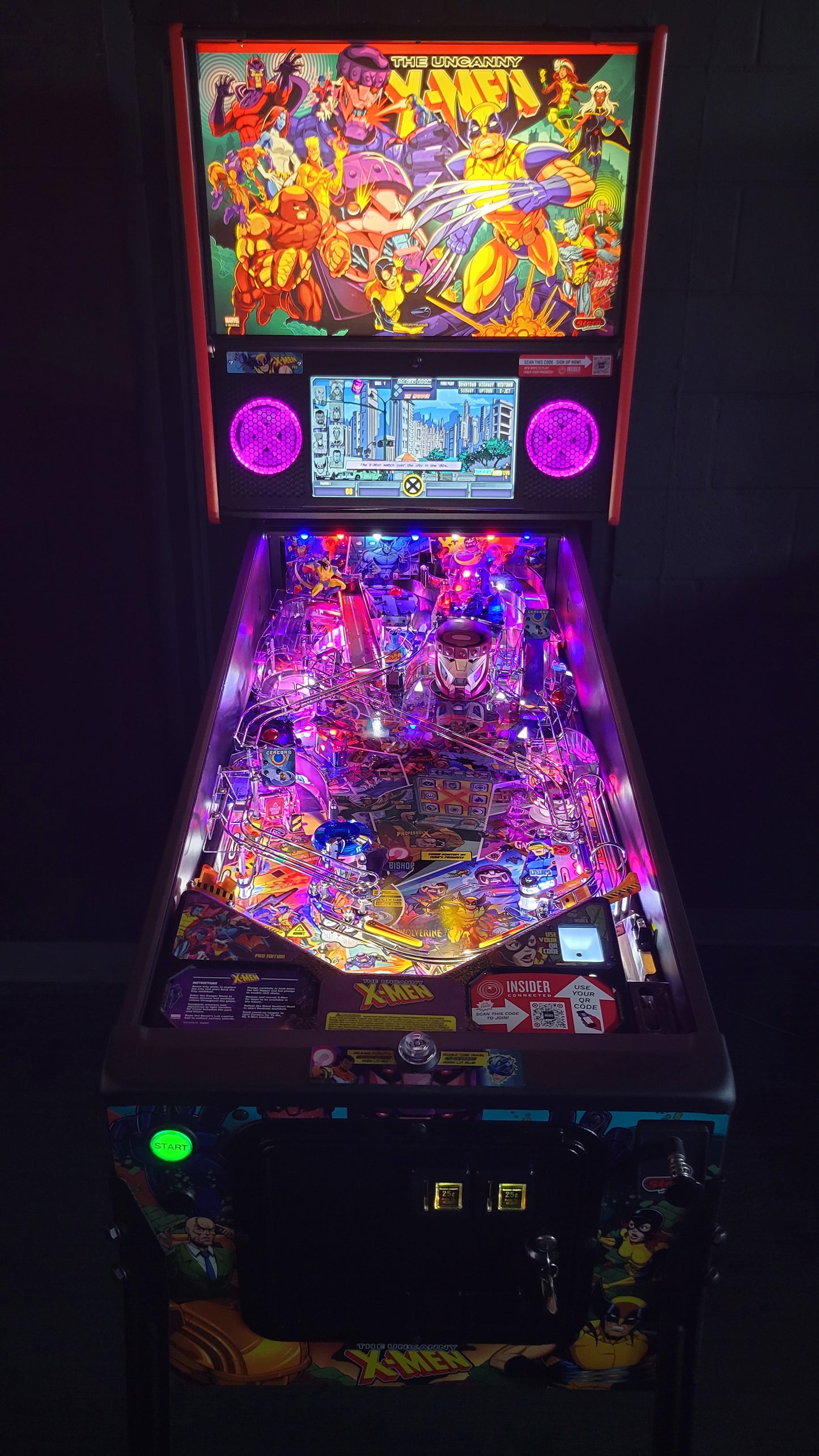 Stern The Uncanny X-Men Pro Pinball HUO