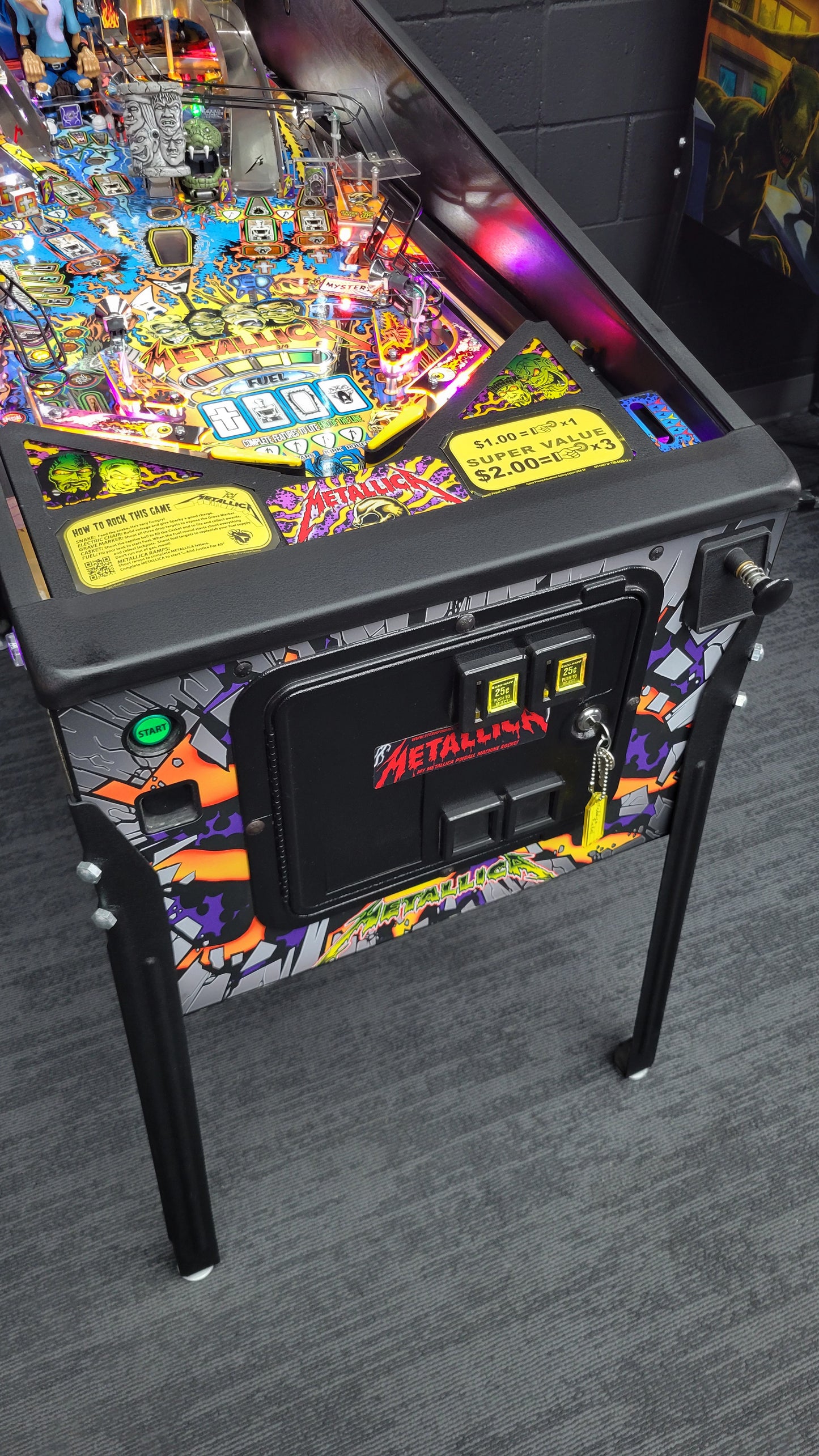 Stern Metallica Premium Vault Pinball