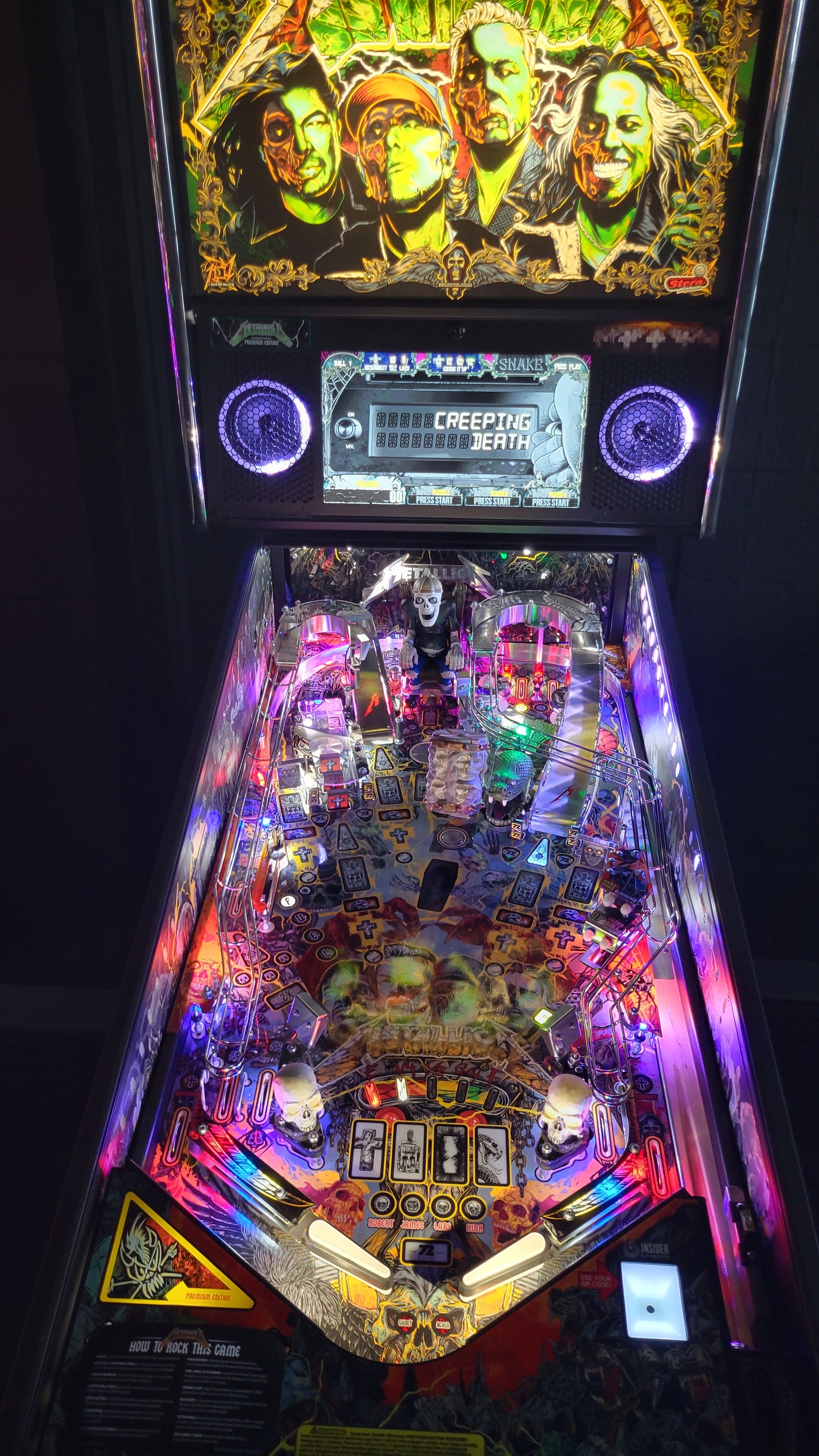 Stern Metallica Remastered Premium HUO Pinball Loaded!