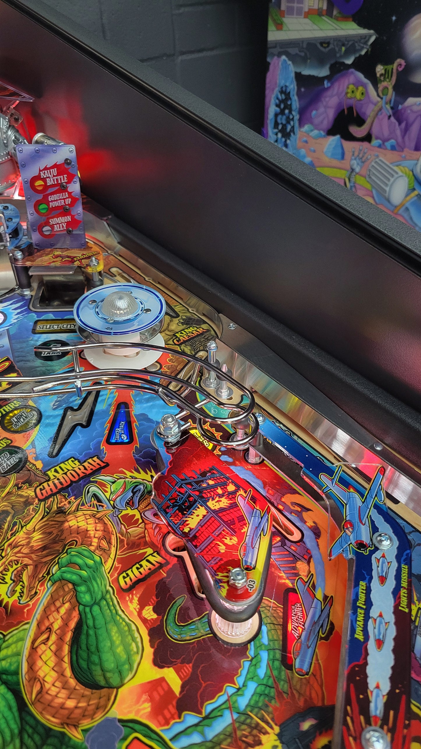 Stern Godzilla Premium Pinball HUO
