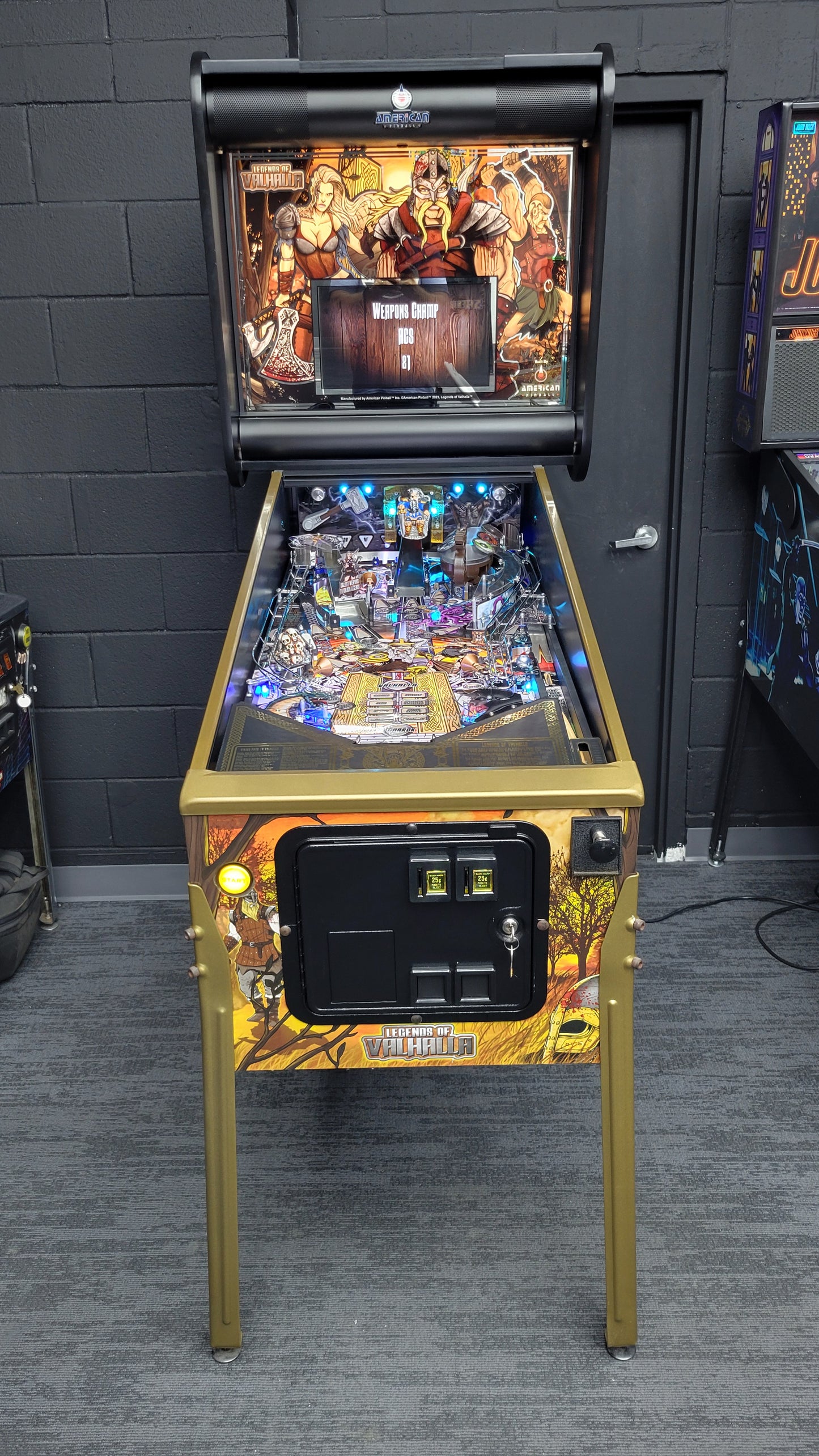 Legends of Valhalla Deluxe LE American Pinball