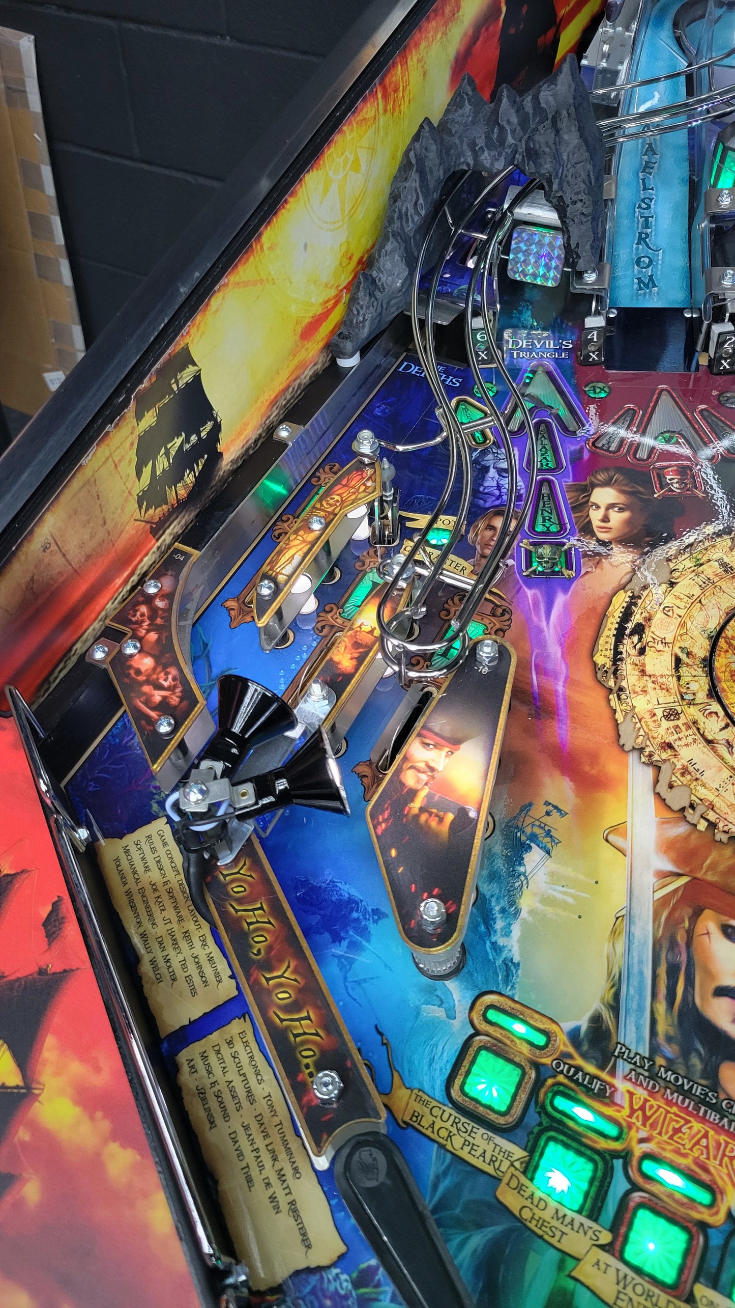 Pirates Of The Caribbean by Jersey Jack Pinball HUO