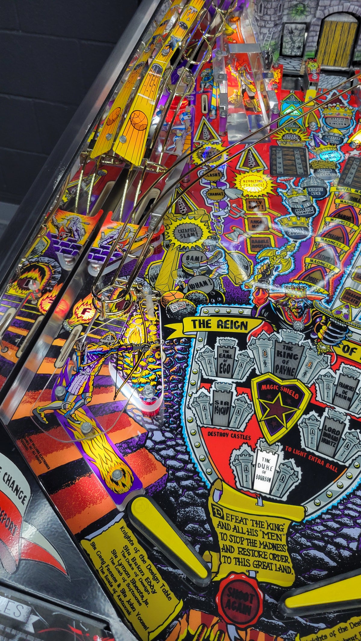 Williams Medieval Madness Pinball Original